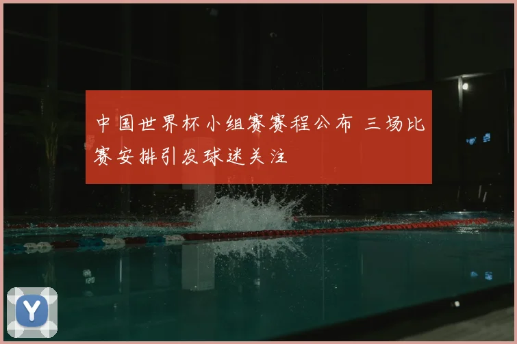 中国世界杯小组赛赛程公布 三场比赛安排引发球迷关注
