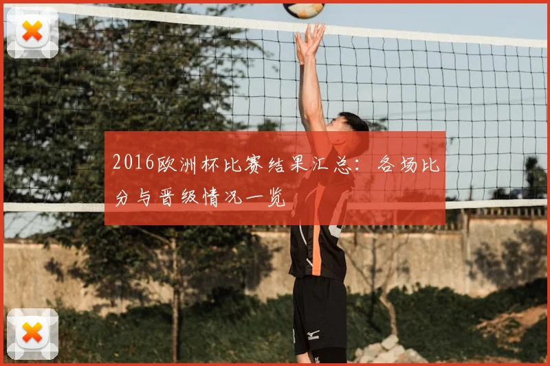 2016欧洲杯比赛结果汇总：各场比分与晋级情况一览